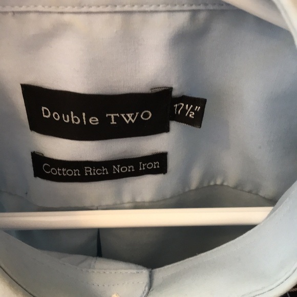 Double Two Dress Shirt with Matching Tie - Picture 2 of 4